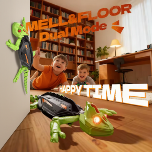 Jaszczurka RC wspinająca się po ścianach z pilotem