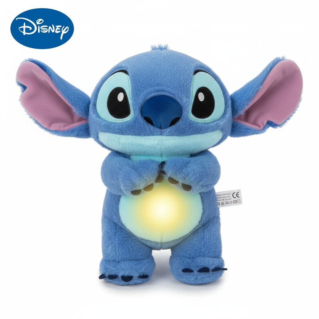 Pluszak Stitch z funkcją oddychania i światłem