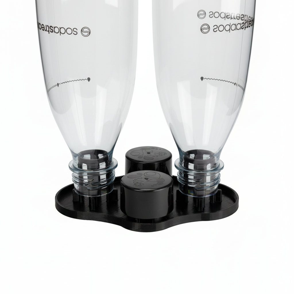 Ociekacz na butelki SodaStream - czarny stojak