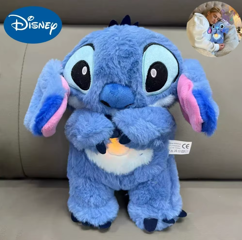 Pluszak Stitch z funkcją oddychania i światłem - Pomoc przy zasypianiu