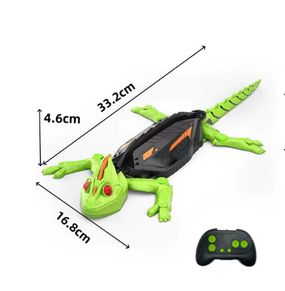 Jaszczurka RC wspinająca się po ścianach - Robot gekon na pilota