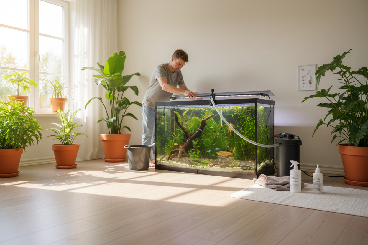 Uchwyt podczas wymiany wody